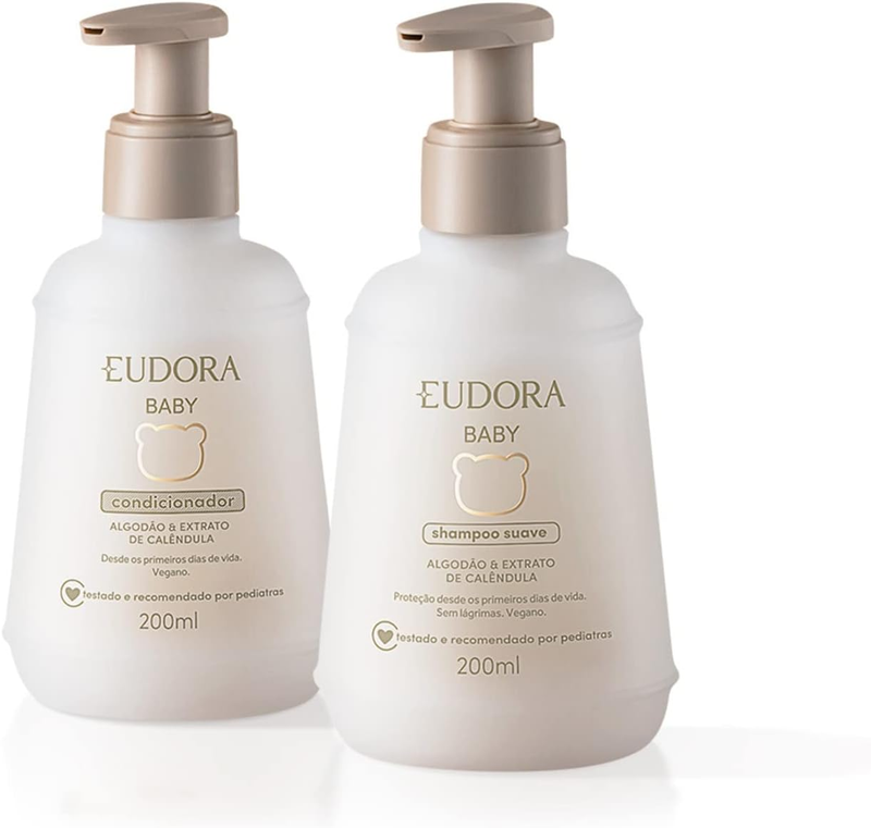 Eudora Kit Baby: Shampoo 200ml + Condicionador 200ml