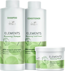 Wella Professionals Elements Renewing Kit Shampoo 1L + Condicionador 1L + Máscara 500ml