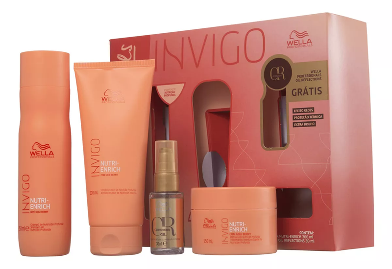 Kit Wella Professional Nutri Essentials (4 Produtos)